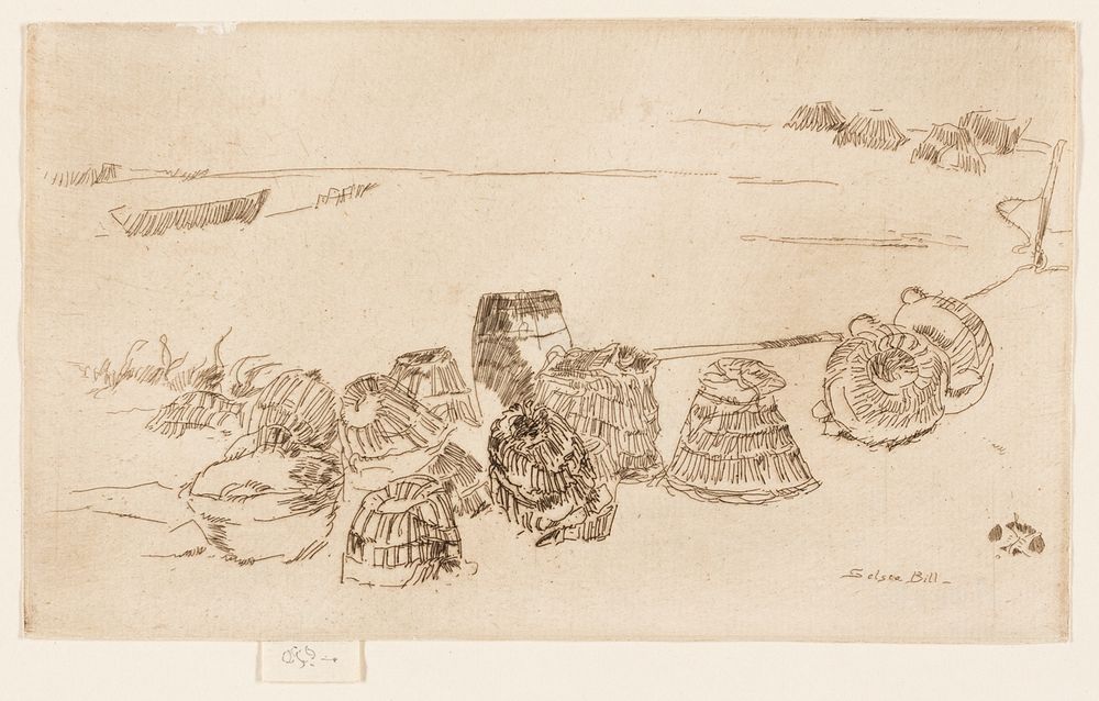 Lobster Pots - Selsea Bill by James McNeill Whistler