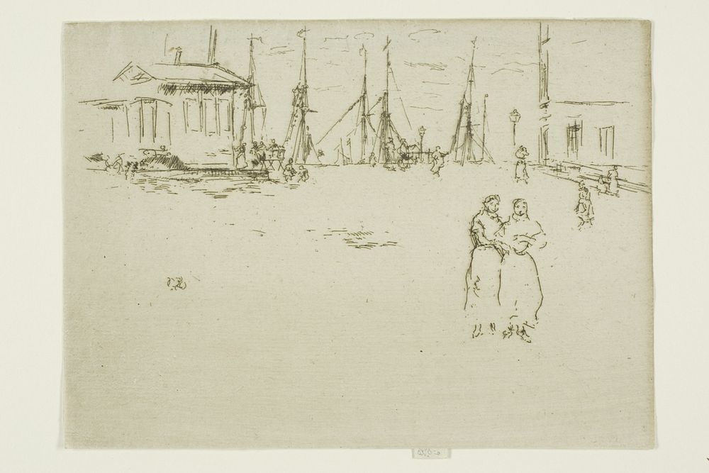 Fishing Quay, Ostend by James McNeill Whistler
