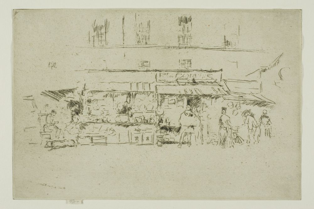 Quai de Montebello by James McNeill Whistler