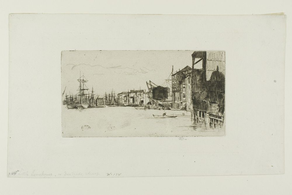 Free Trade Wharf by James McNeill Whistler