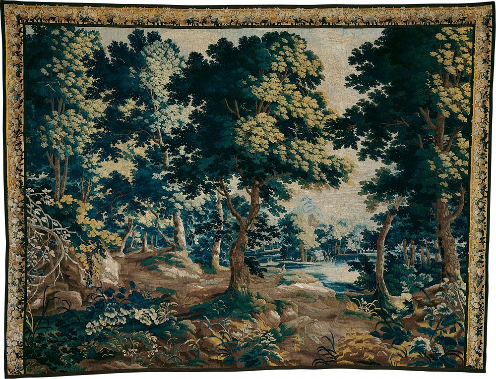 Woodland with a Pond