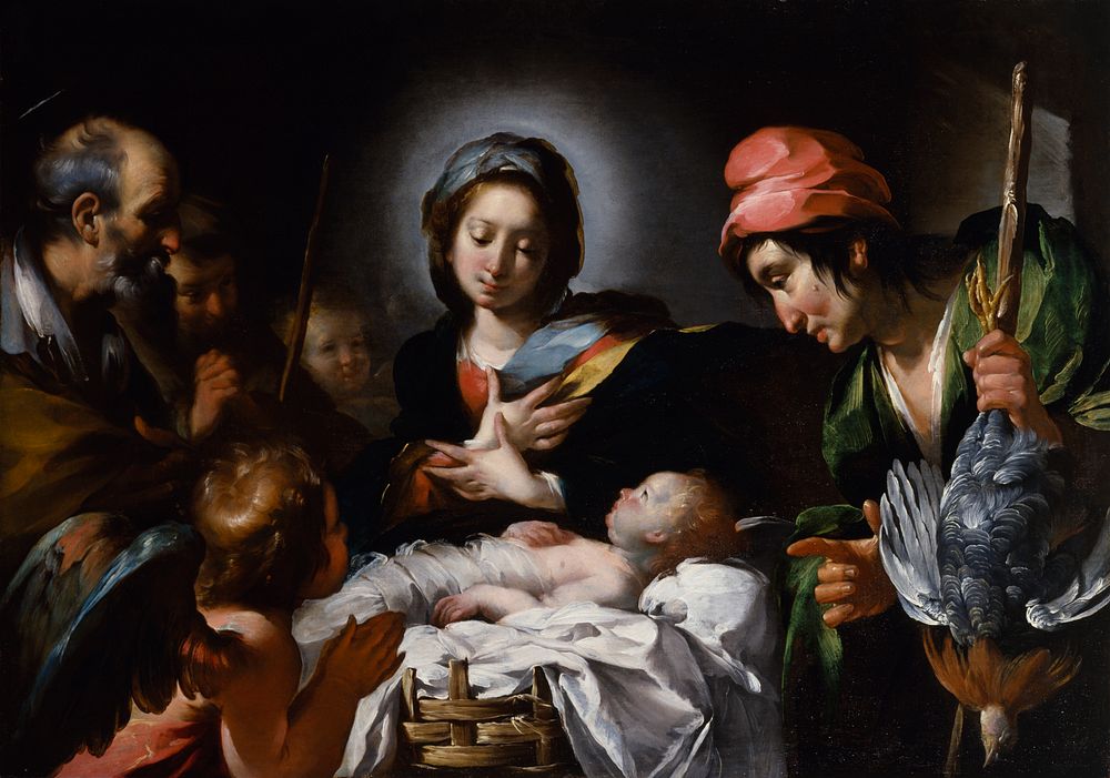 Adoration of the Shepherds (ca. 1615 (Baroque)) by Bernardo Strozzi