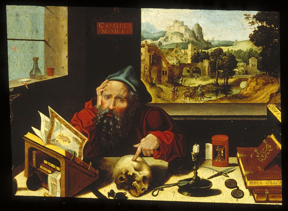 Saint Jerome in His Study (ca. 1530 (Renaissance)) by Pieter Coecke van Aelst the elder and Workshop of Pieter Coecke van…