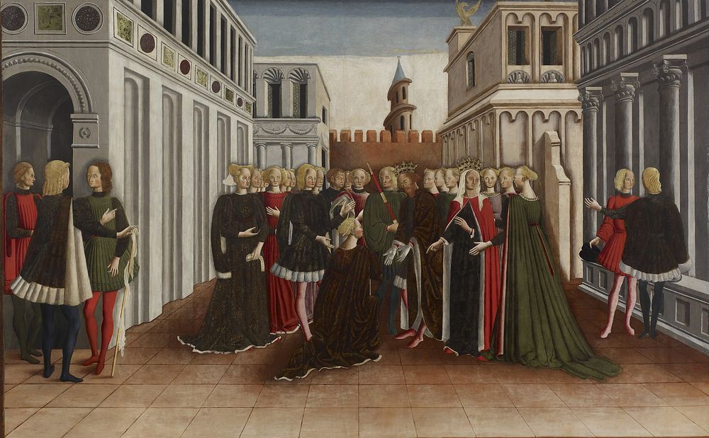 The Reception of Helen at Troy (ca. 1468 (Renaissance)) by Dario di Giovanni