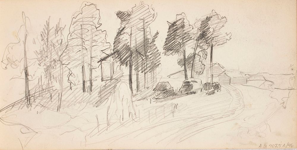 (unknown), 1910 - 1914part of a sketchbook
