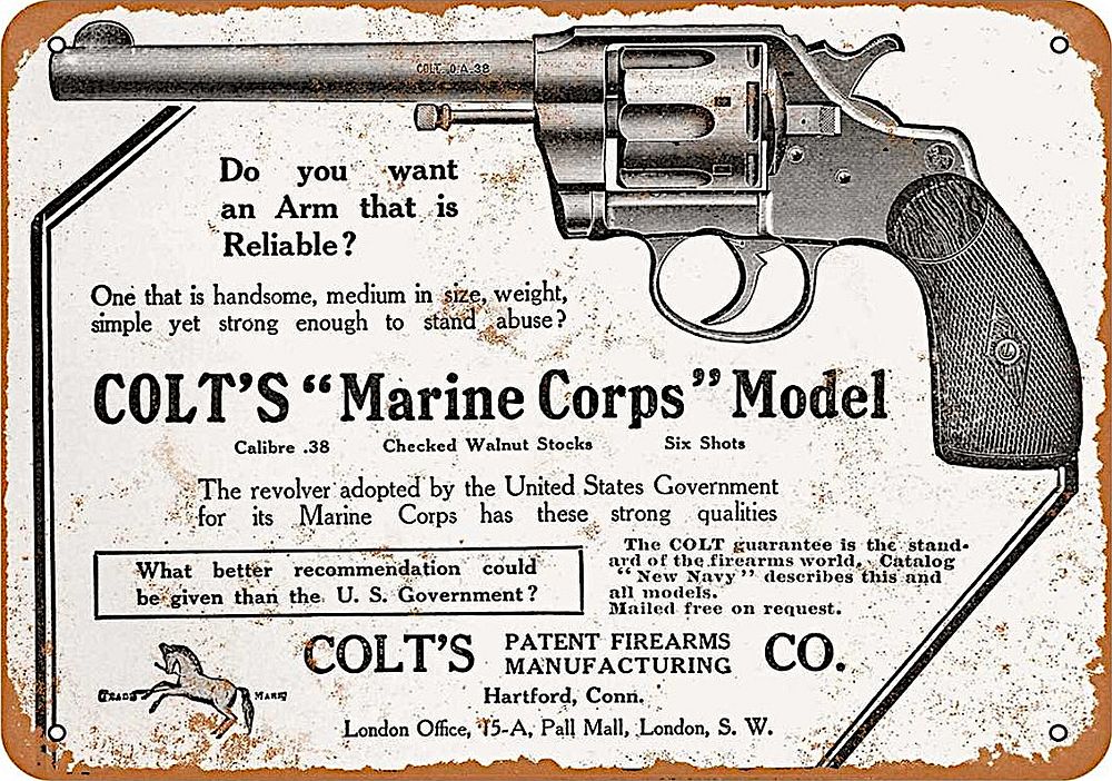 Colt Model 1905 Marine Corps advertisement