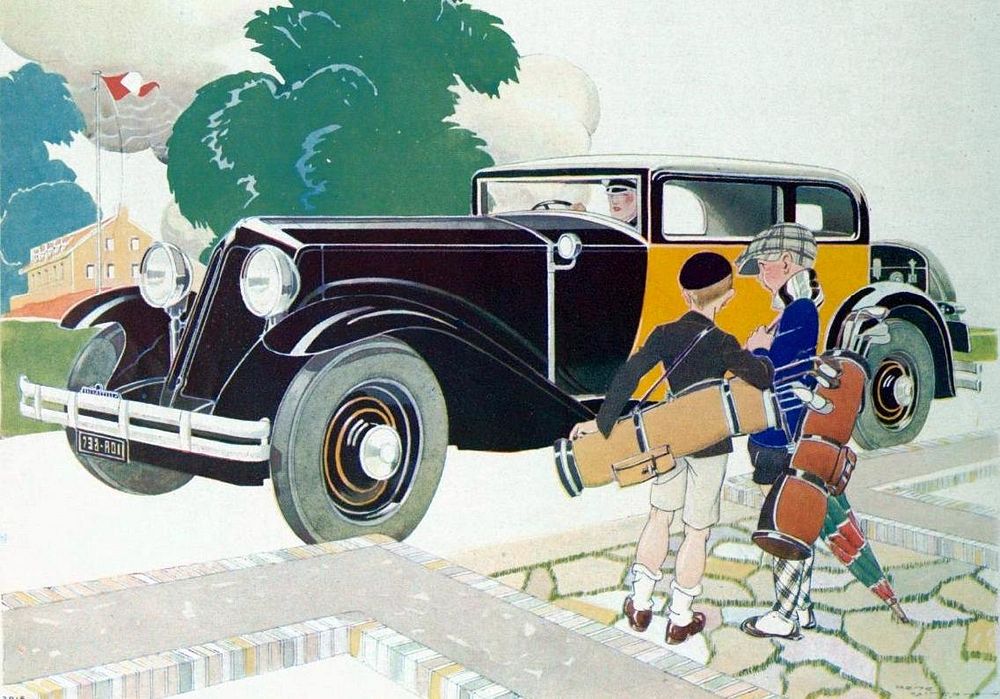 Publicité Renault unitaire d'Octobre 1930, pour sa gamme Stella.