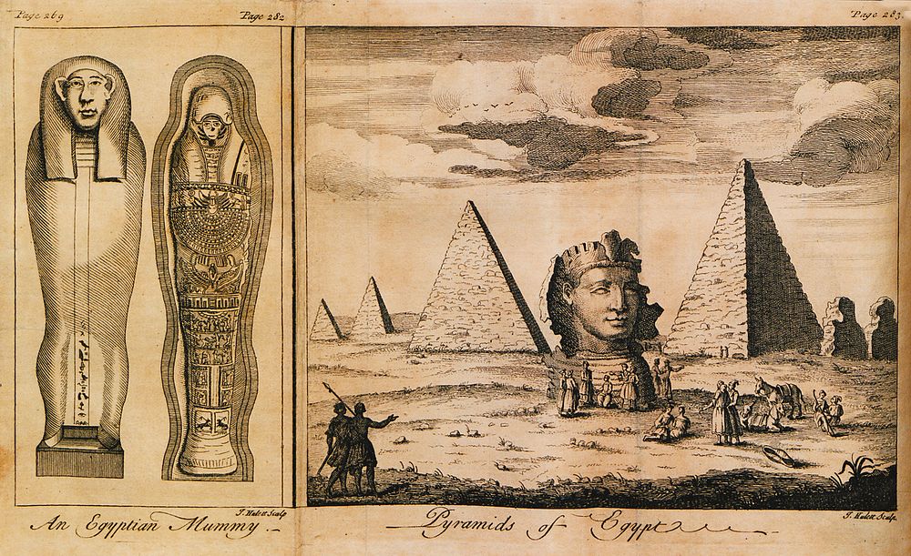 An egyptian mummy Pyramids of Egypt - Thompson Charles - 1752