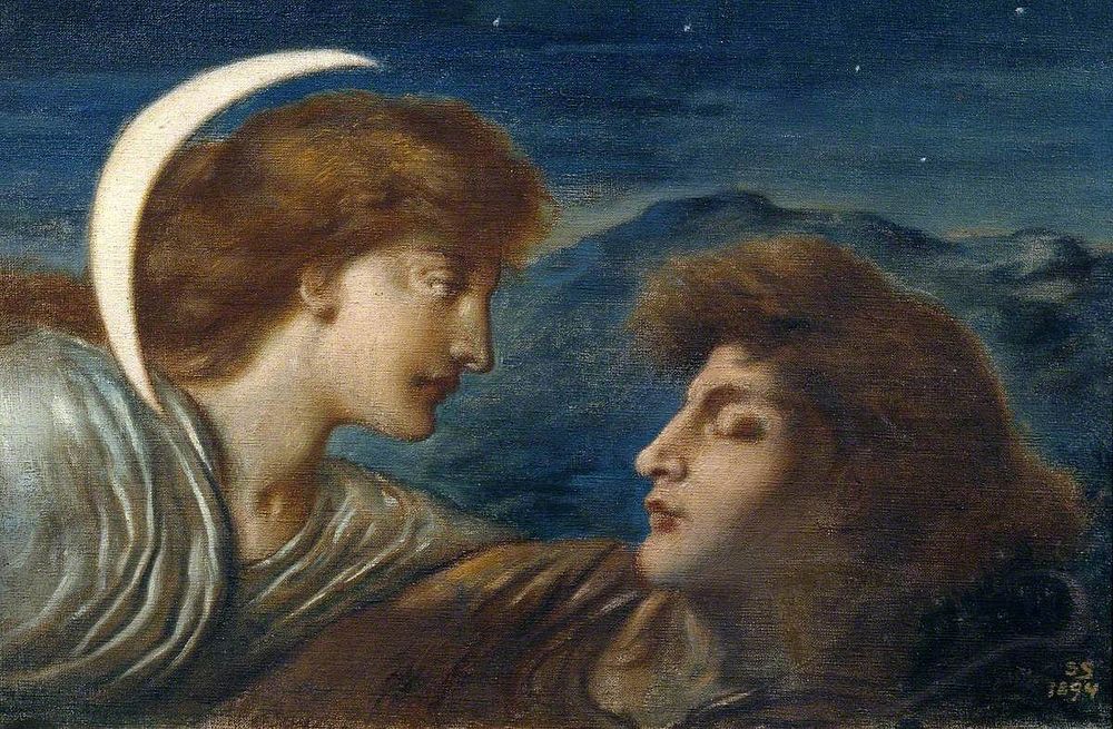 Simeon Solomon (1840-1905) - The Moon and Sleep - T01719 - Tate
