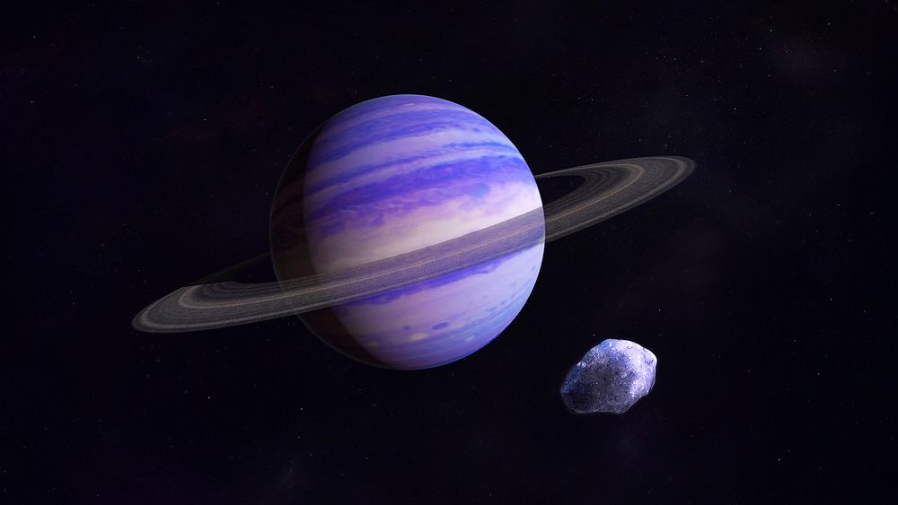 Artist's impression of a Neptune-like exoplanet. Used to illustrate Gliese 15 Ac here.
