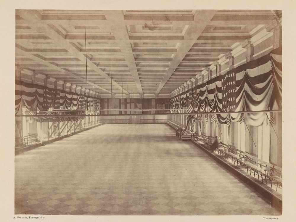 [Interior View of the Ballroom for Lincoln's Second Inaugural Ball]