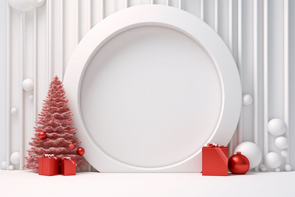 Holiday gifts christmas shape white. AI generated Image by rawpixel.