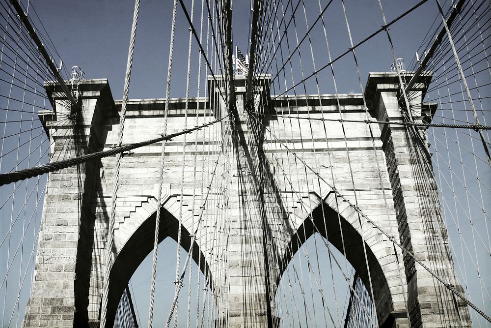 Free Brooklyn Bridge image, public domain bridge CC0 photo.