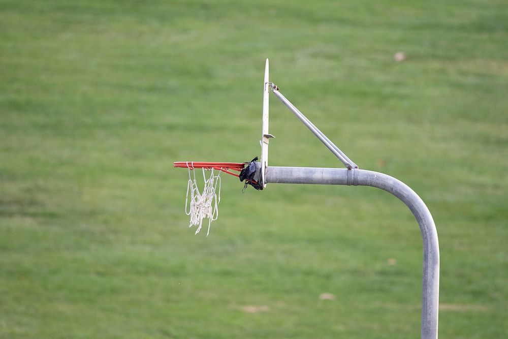 Free basketball hoop image, public domain sports CC0 photo.