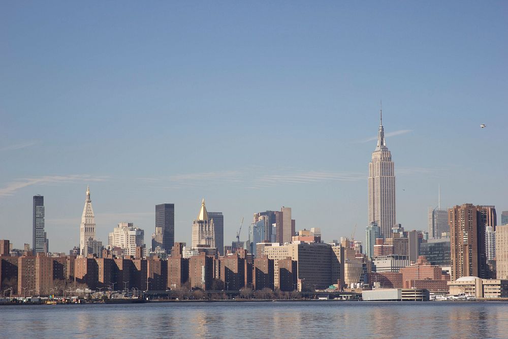 Free New York City skyline image, public domain urban CC0 photo.