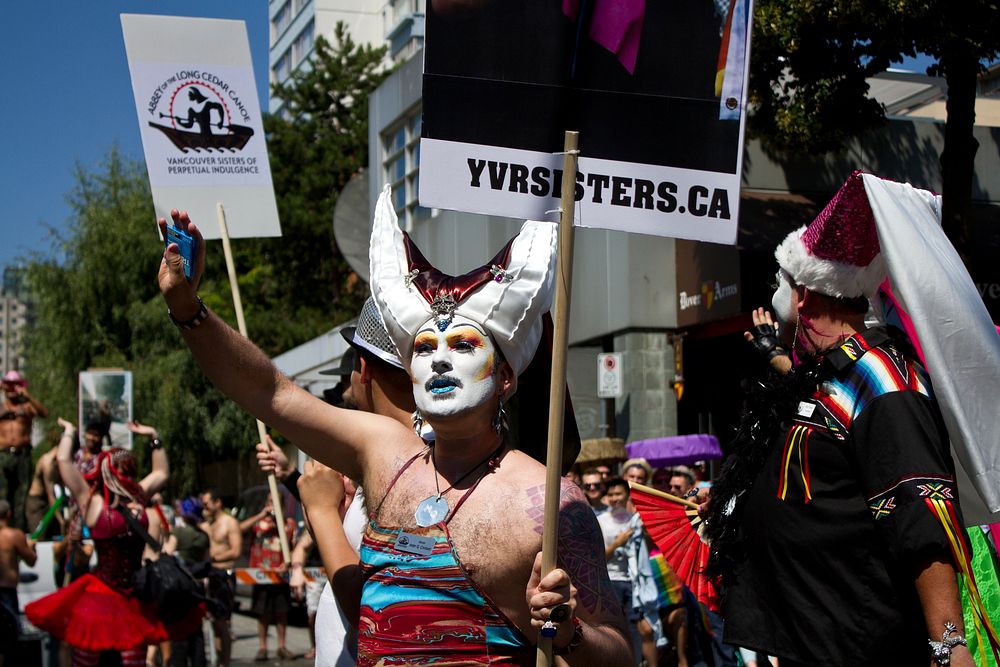 Vancouver Pride Parade. Canada - 4 August, 2013