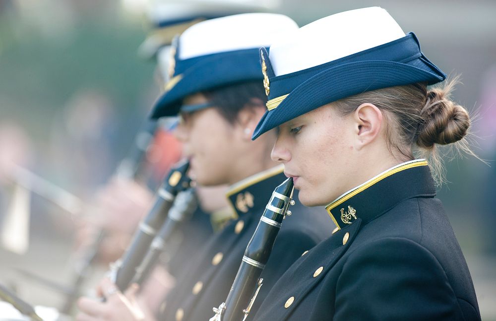 NEW LONDON, Conn. -- The U.S. Coast Guard Academy Corps of Cadets conducts a regimental review Oct. 19, 2013, in honor of…