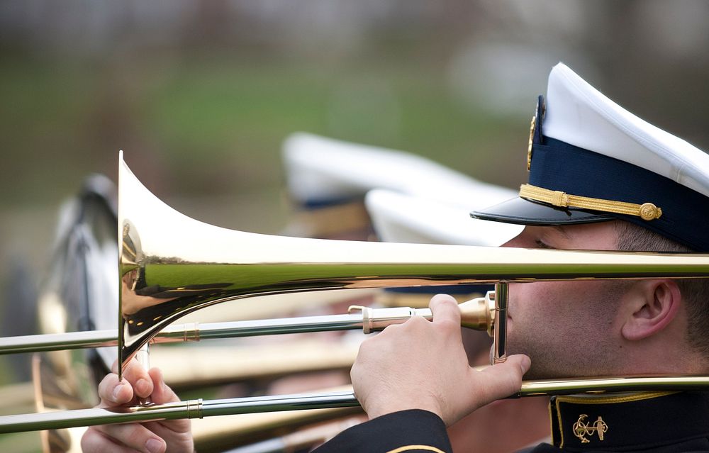 NEW LONDON, Conn. -- U.S. Coast Guard Academy cadets conduct a regimental review in honor of Connecticut Dept. of Veterans…