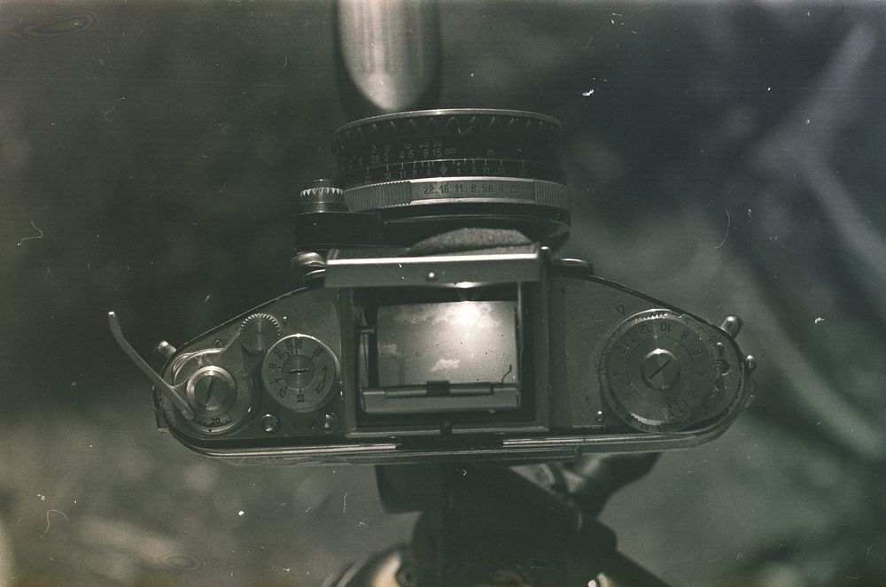 Old analog camera, photography equipment. Free public domain CC0 image.