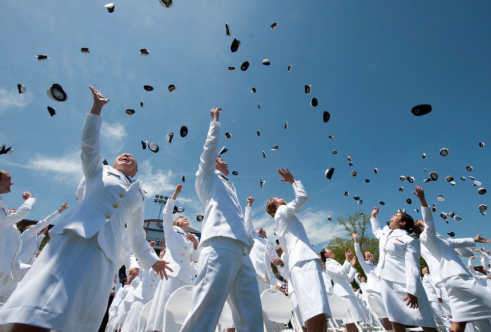 NEW LONDON, Conn. -- The U.S. Coast Guard Academy Class of 2014 became commissioned ensigns during their Commencement…