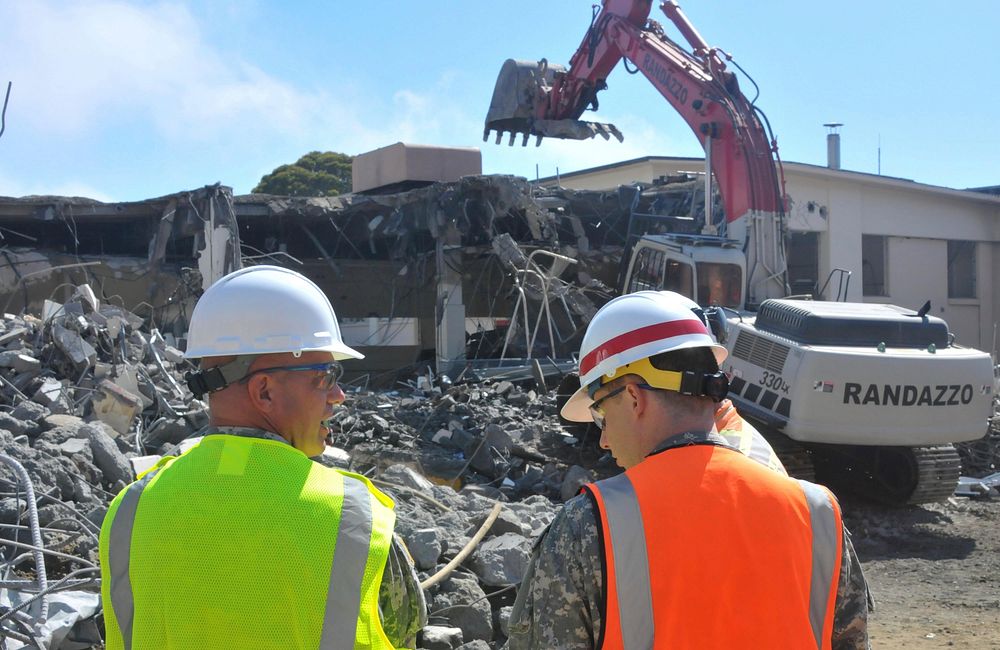 Destruction for Appetite: Construction of New DFAC on Presidio reaches Milestone