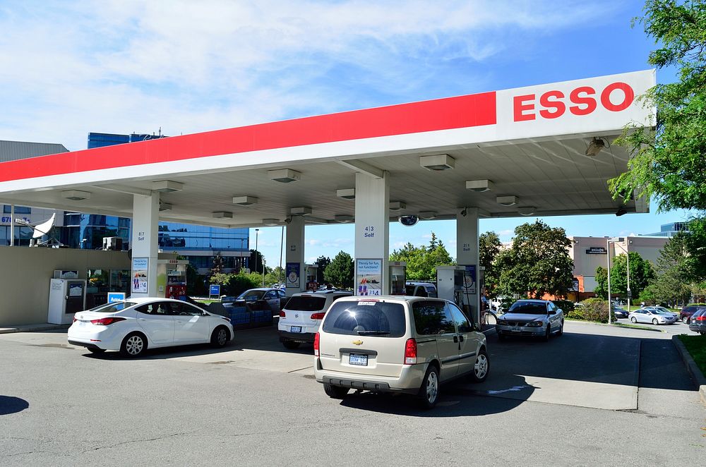 ESSO gas station, USA, June 26, 2015.