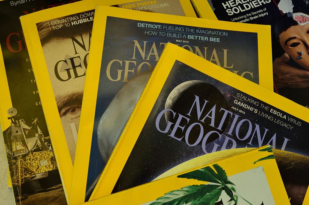 National Geographic magazine, location unknown, 12 August 2015.
