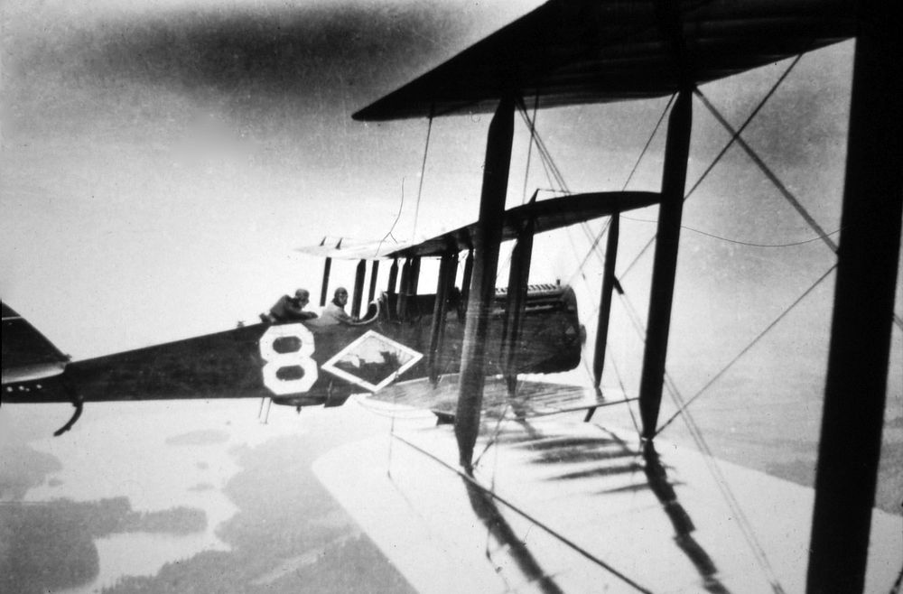 Forest Fire Air Patrol, WA c1919. Original public domain image from Flickr