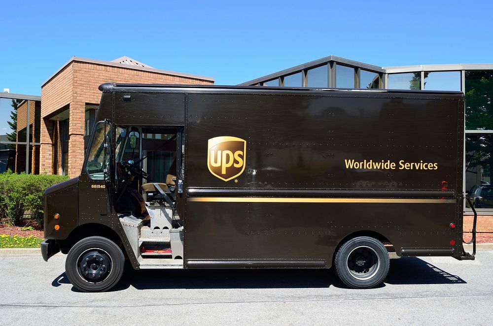 UPS van, location unknown, May 6, 2016.