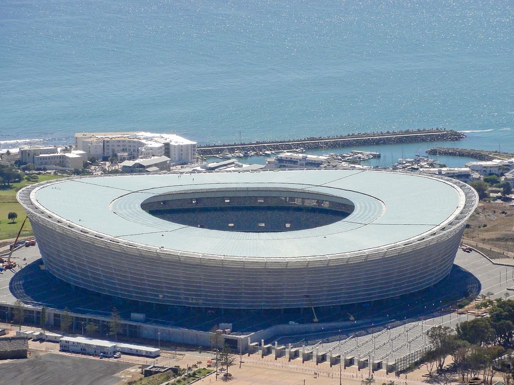 Cape Town stadium. Original public domain image from Flickr