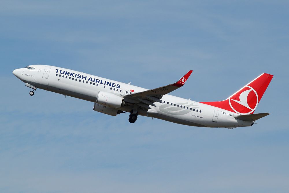 Turkish Airlines TC-JVU B738, location unknown, 11/09/2016.