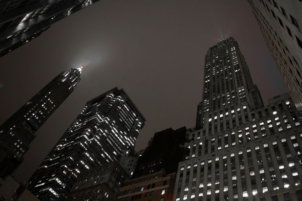 New York city buildings. Free public domain CC0 photo.