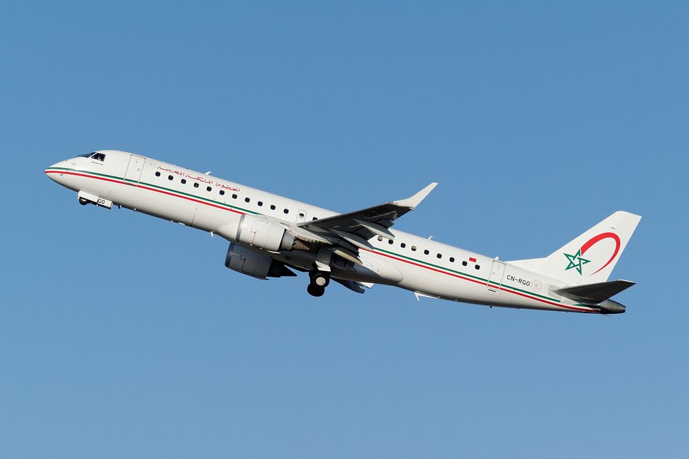 Royal Air Maroc Embraer 190, location unknown, 17/12/2016.