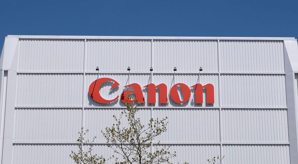 Canon's Dutch headquarters. Amstelveen, Netherlands - April 30, 2017
