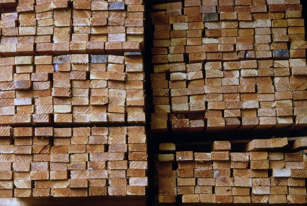 Gifford Pinchot National Forest, Broughton lumber mill and flume, Hood WA. Original public domain image from Flickr