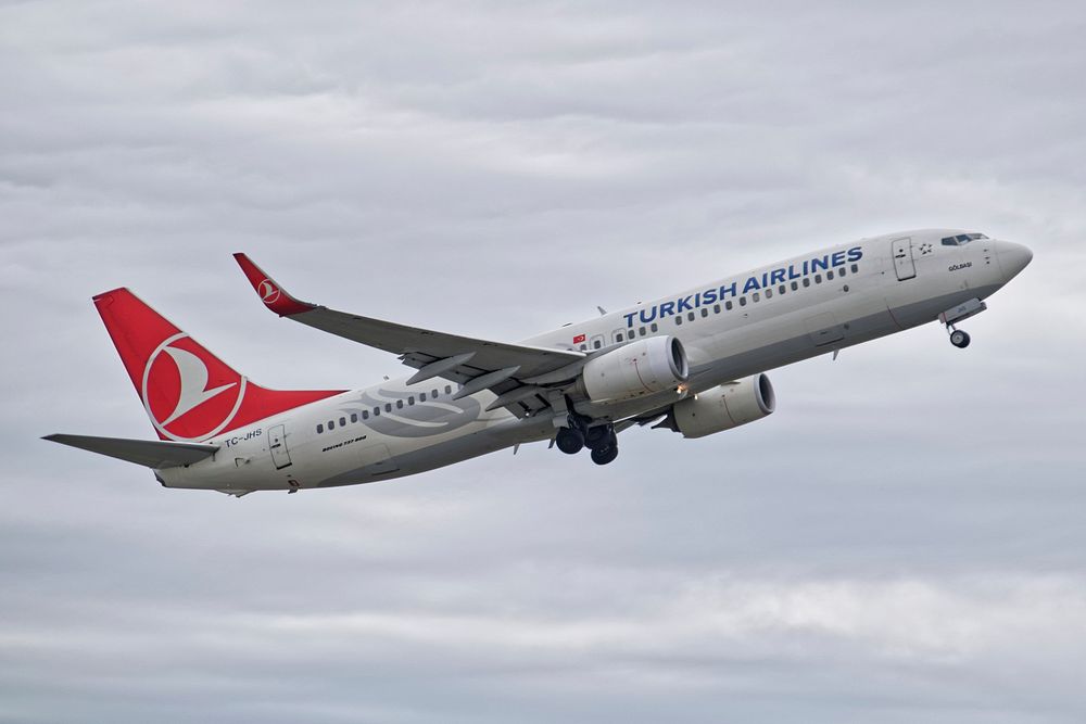 Turkish Airlines boeing 737, location unknown, 15/04/2018. 