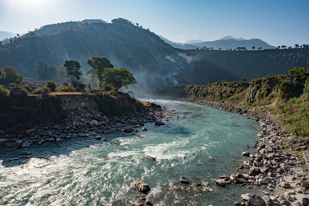 The Siti River in Chainpur, Bajhang District, Nepal.  Free public domain CC0 photo.