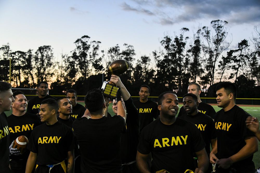 2018 Army vs Navy flag football game