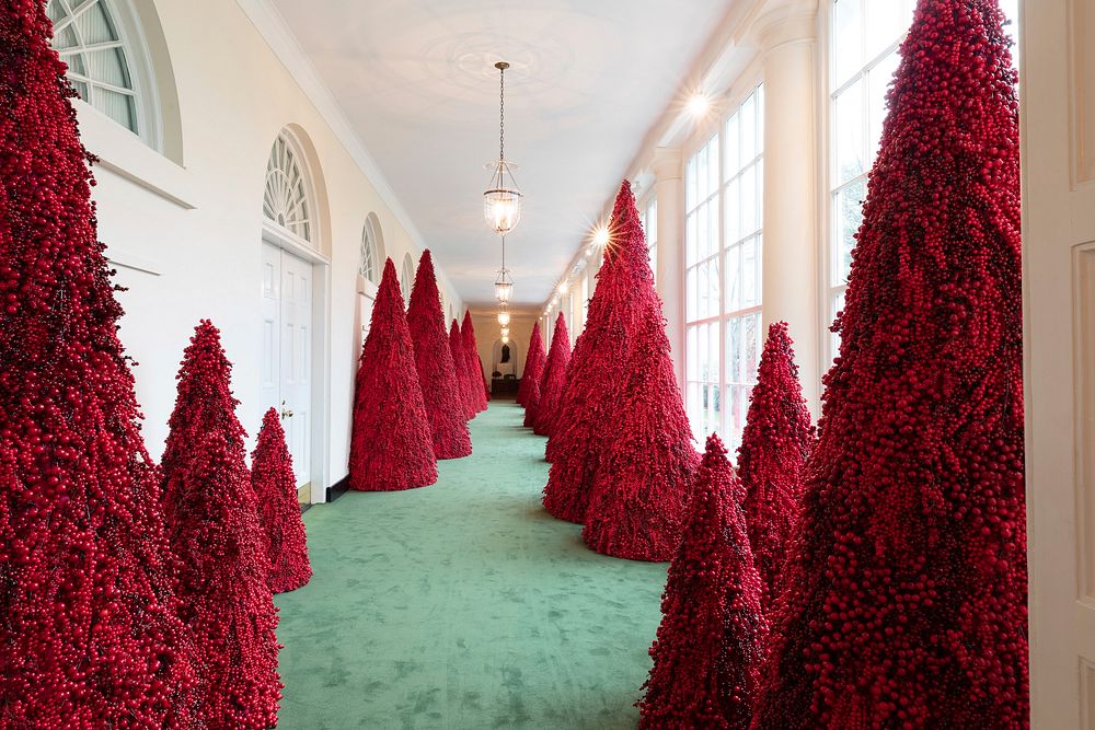 White House Christmas 2018The East Colonnade of the White House is decorated for the holiday season Monday, Nov. 26, 2018.…