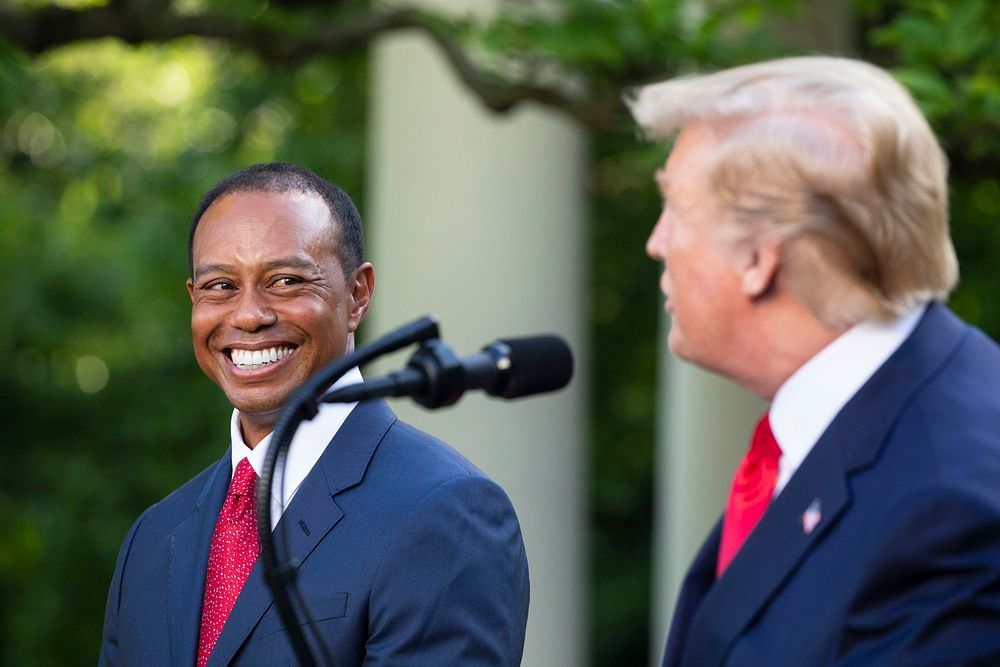 President Trump Presents the Medal of Freedom to Tiger Woods