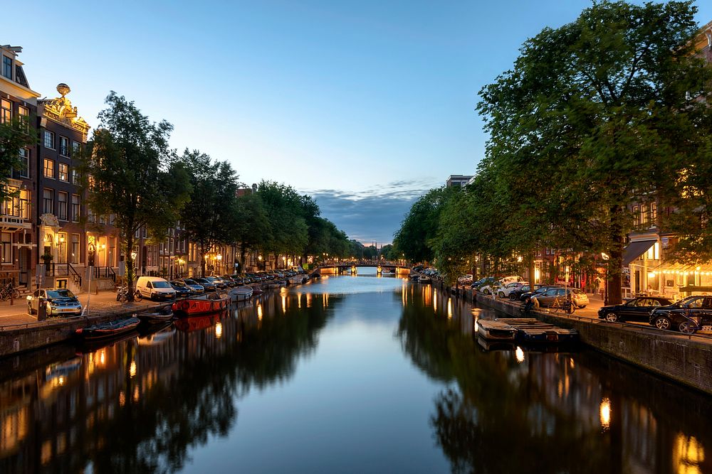The Singel Canal, Amsterdam