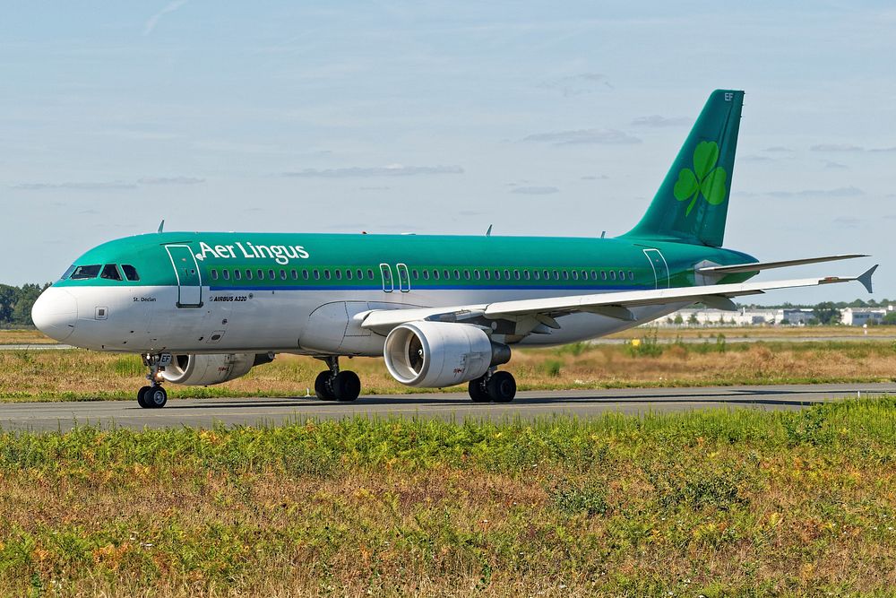 Aer Lingus EI-DEF - Airbus A320, LFBD Airport, 2/09/2019. 