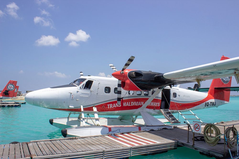 Airplane on a runway. Free public domain CC0 photo.