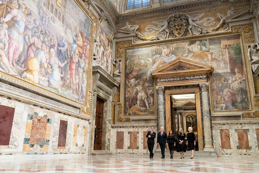 Vice President Pence and Mrs. Pence at the VaticanVice President Mike Pence and Mrs. Pence participate in a tour Friday…