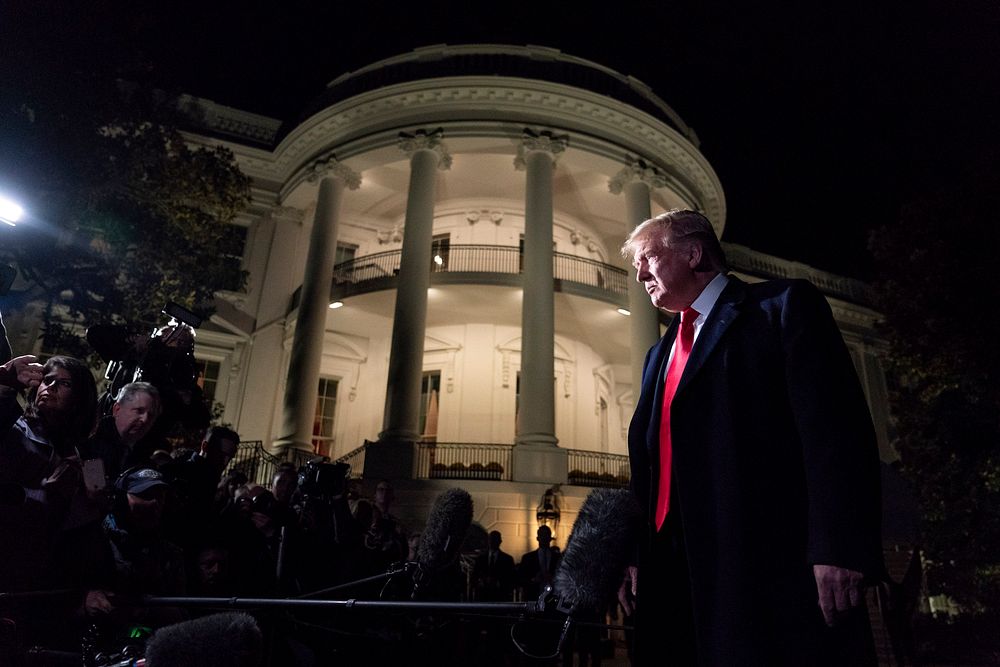 President Trump Departs for NYC