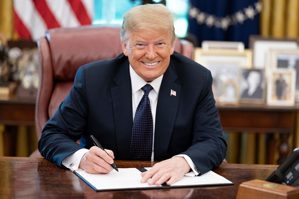 President Trump Signs a Presidential Memorandum