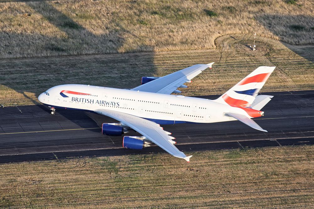 British Airways G-XLEG - Airbus A380, location unknown, 2/08/2020. 