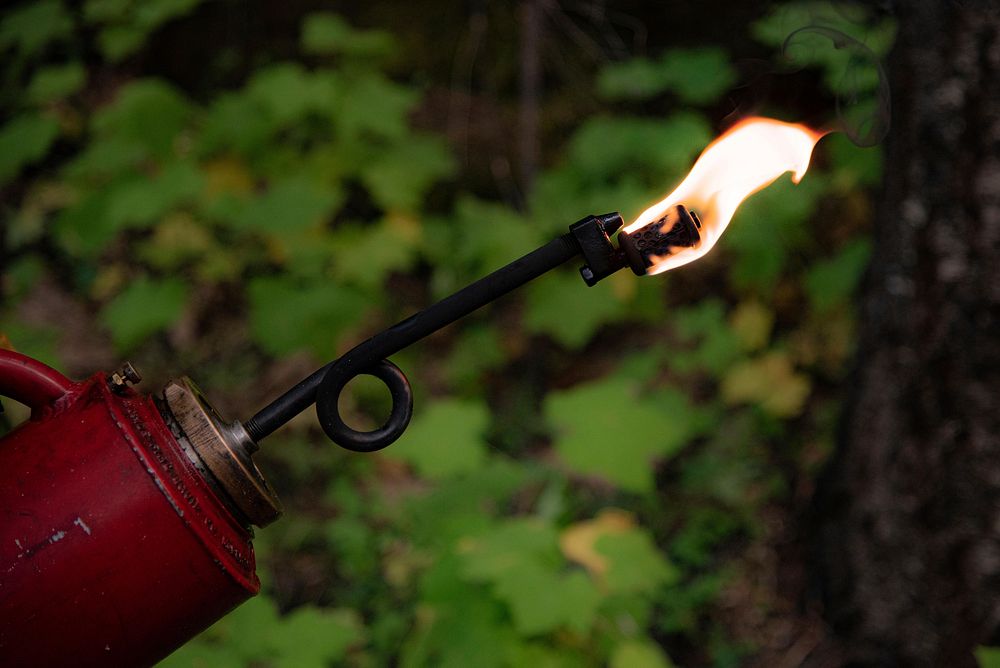 Slater/Devil Fires, Drip Torch, September 2020. Original public domain image from Flickr