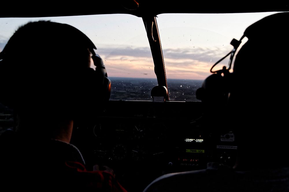 In the cockpit. Free public domain CC0 photo.