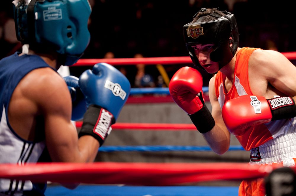 130404-066 NCBA Championship : MASHANTUCKET, Conn. -- U.S. Coast Guard Academy First Class cadet Norberto Perez fights in…